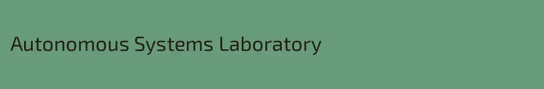 Autonomous Systems Laboratory